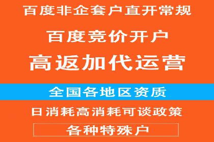 企业百度推广开户实操案例解读